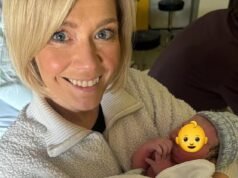 Suzanne Shaw diz que se tornar avó aos 44 anos foi um choque ainda maior, já que ter outro filho ‘estava nos planos’ antes de sua separação repentina