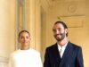 ‘A garota mais linda do mundo’ Thylane Blondeau surpreende em um vestido de noiva de alta costura personalizado enquanto dá as mãos ao marido DJ Ben Attal em novas fotos de seu casamento em Paris