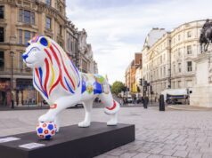 Trilha de arte pública com tema de leão leva a febre da Copa do Mundo aos torcedores da Inglaterra