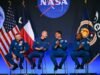 3 americanos e 1 italiano nomeados como tripulação do Artemis III