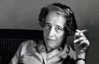 Citação do filósofo político da época: ‘A triste verdade é que a maior parte do mal é cometida por pessoas que nunca decidem ser boas ou más’ – Hannah Arendt