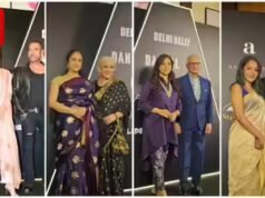 O novo visible robusto de Salman Khan rouba a cena na festa de Lagaan