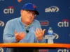 Dancing Mr. Met capturou perfeitamente o colapso do Mets em 2026