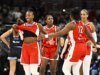 A’ja Wilson supera o medo de lesão para liderar Aces sobre Sky