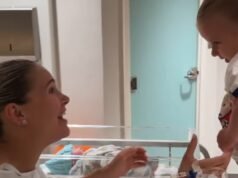 A resposta emocional de Molly-Mae Hague à observação após o nascimento de um menino