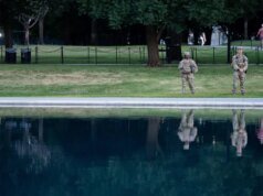 O revestimento refletivo da piscina foi cortado com faca ou navalha, diz oficial do parque
