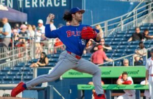 Stop do Blue Jays rebate seis e permite dois residence run em início de reabilitação AAA