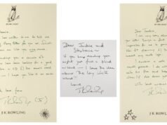 Cartas de JK Rowling para fã com doença terminal arrecadam quase £ 10.000 em leilão