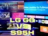 Vídeo de comparação entre Samsung S95H e LG G6 OLED