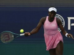 Victoria Mboko, parceira de duplas de Serena Williams, lesionada