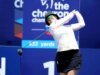 Madelene Sagstrom iniciou o US Girls’s Open enquanto estava grávida de 26 semanas