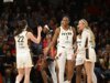 Caitlin Clark e Aliyah Boston estão com Fever em alta na visita de Tempo