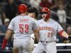 Sal Stewart acerta o residence run em 11º e os Reds vencem os Padres