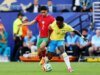 Vinicius Junior ajuda o Brasil a se recuperar no empate de abertura contra o Marrocos