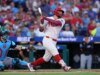Phillies aproveita o impulso de vitórias desiguais na remaining contra Marlins