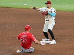 Angels OF Mike Trout (músculo posterior da coxa) enfrenta o infortúnio, colocado em IL