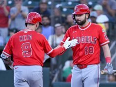 A tempestade de volta do déficit de 7 corridas para derrotar os Angels em 10º