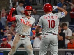 Resumo da MLB: Phillies marca 8 com 2 eliminações em nono, surpreende os nacionais