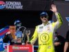 Shane van Gisbergen conquista o troféu closing do percurso de estrada de 26 em Sonoma