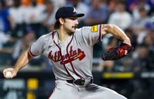 Braves coloca Spencer Strider em IL de 15 dias com inflamação no cotovelo direito