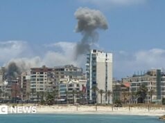 Ataques aéreos israelenses atingiram a cidade libanesa de Tiro, apesar do alerta iraniano para interromper os ataques
