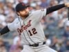 Mize atinge o recorde de sua carreira com 10 eliminações na vitória dos Tigers sobre os desleixados Yankees