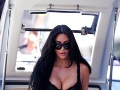 Kim Kardashian chega ao paddock da F1 para apoiar Lewis Hamilton