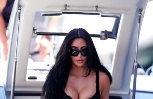 Kim Kardashian chega ao paddock da F1 para apoiar Lewis Hamilton
