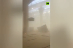 ASSISTA ao ataque de drone no aeroporto do Kuwait capturado em imagens de segurança