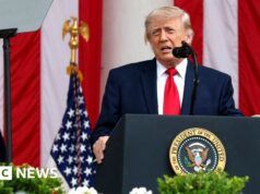 Trump se insere no centro das comemorações do 250º aniversário da América