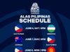 CALENDÁRIO: Alas Pilipinas na AVC Ladies’s Nations Cup 2026
