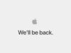 O web site beta da Apple diz ‘Estaremos de volta em breve’, pouco antes da WWDC