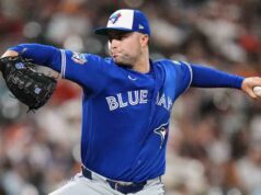 Mason Fluharty, do Blue Jays, será titular na quinta-feira contra o Braves