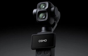 O Osmo Pocket 4P da DJI vem com duas câmeras e uma tela OLED de 1.000 nits