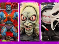 A incrível arte e os brinquedos que amamos na DesignerCon 2026