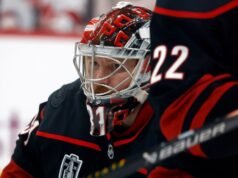 ‘Deer within the headlights’: Frederik Andersen em sua aventura selvagem na Stanley Cup