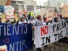 ‘Tire as mãos do nosso NHS’: Protestos anti-Palantir eclodem no Reino Unido por causa de acordo com o Serviço Nacional de Saúde