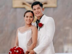 Sisi Rondina e o também jogador de vôlei Ronniel Rosales se casam