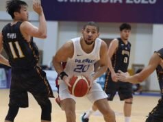 ‘Motor Mike’ no primeiro torneio da Fiba com Gilas