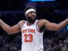 Robinson dos Knicks no treino de terça-feira, um dia antes do jogo 1 das finais da NBA