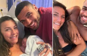 A estrela dos Gladiadores, Metal, dá as boas-vindas ao bebê 14 meses após a morte do filho prematuro