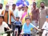 Ciclos distribuídos no aniversário de Rahul Gandhi em Sangareddy