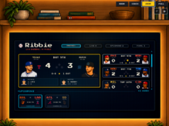 Ribbie transforma estatísticas de beisebol em tempo actual em transmissões de pixel artwork estilo arcade