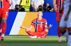 Erling Haaland marca dois gols na estreia na Copa do Mundo e a Noruega vence o Iraque