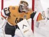 Golden Knights competindo com Hart no jogo 6 da remaining da Stanley Cup
