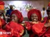 Gêmeos se casam com gêmeos em um alegre casamento conjunto na Nigéria