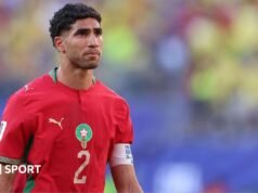 Capitão do Marrocos, Achraf Hakimi, será julgado por estupro