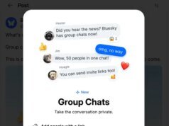 Bluesky lança bate-papos em grupo, à medida que a empresa muda o foco para recursos comunitários