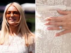 Tess Daly mantém aliança de casamento em Wimbledon semanas após a separação de Vernon Kay
