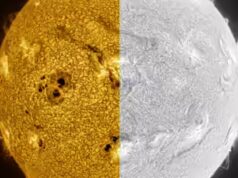Você sabia que o Sol parece amarelo visto da Terra, mas na verdade é branco no espaço